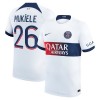 Maillot de Supporter Paris Saint-Germain Mukiele 26 Extérieur 2023-24 Pour Homme